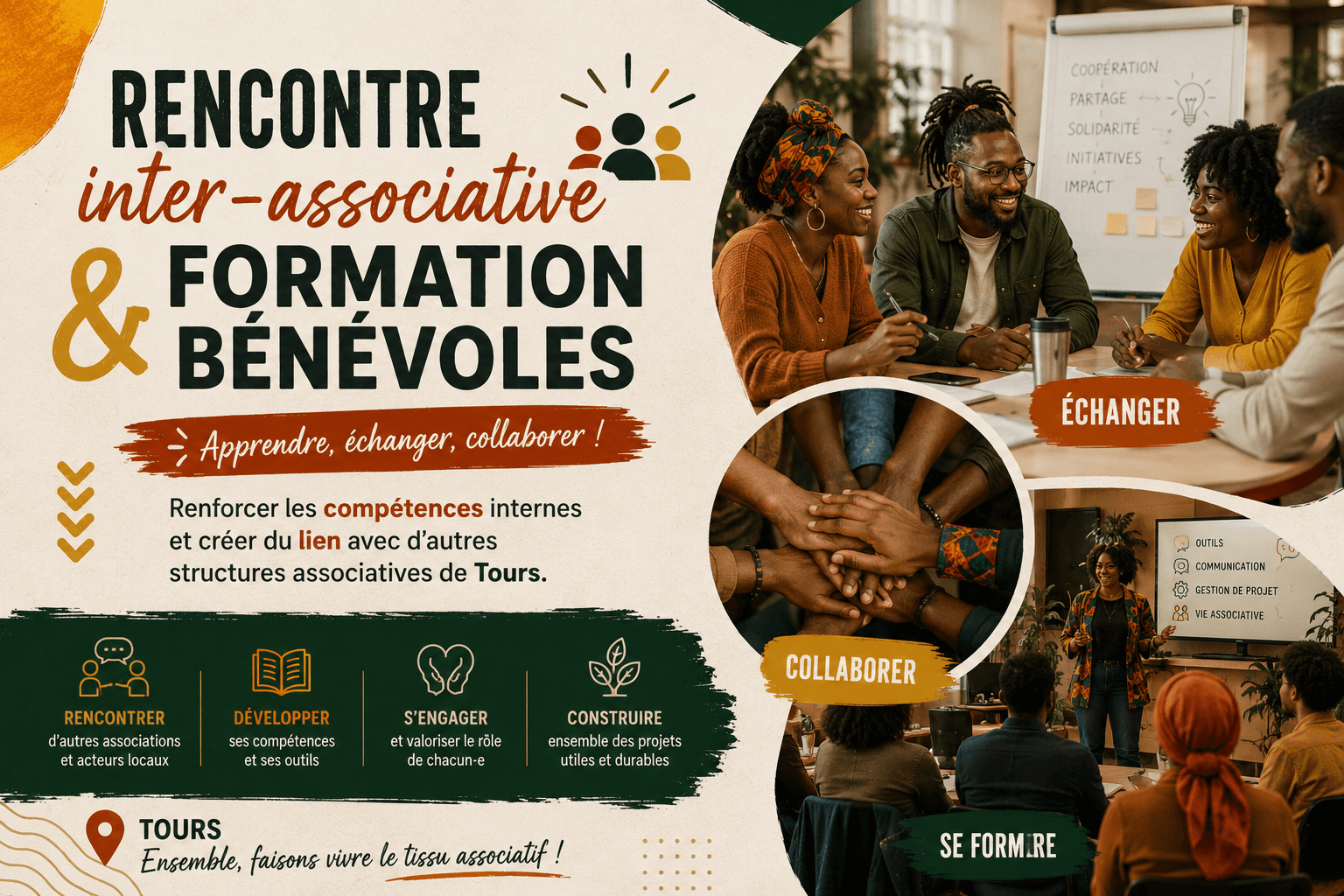 Rencontre inter-associative & formation bénévoles